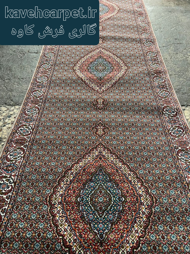 کناره فرش ماشینی 700 شانه نقش ریز ماهی (تیغ ماهی) موجود در تمامی ابعاد | گالری فرش کاوه