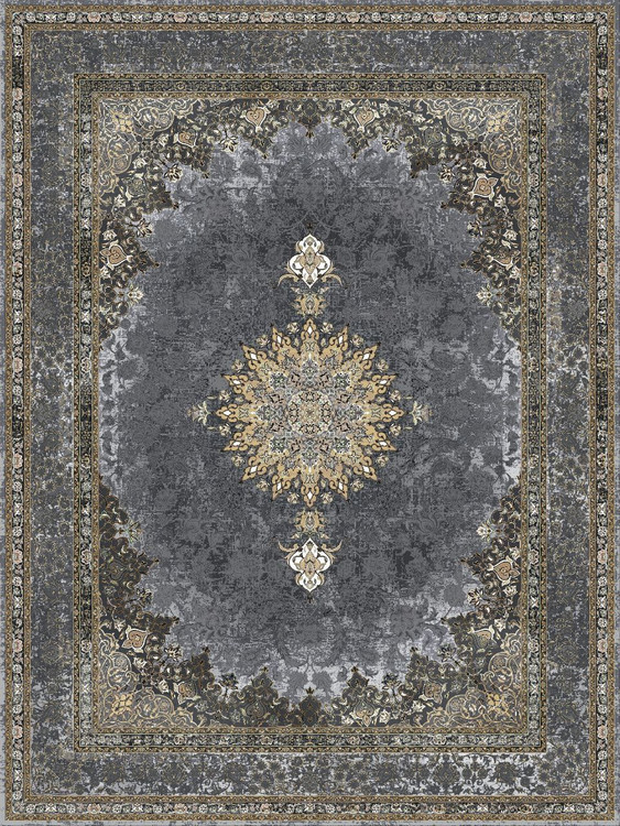 خرید کاور فرش (روفرشی دور کشدار) مخمل شانل ترک رنگ طوسی موجود در ابعاد 6 متری و 9 متری و 12 متری